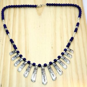 collier touareg lapis