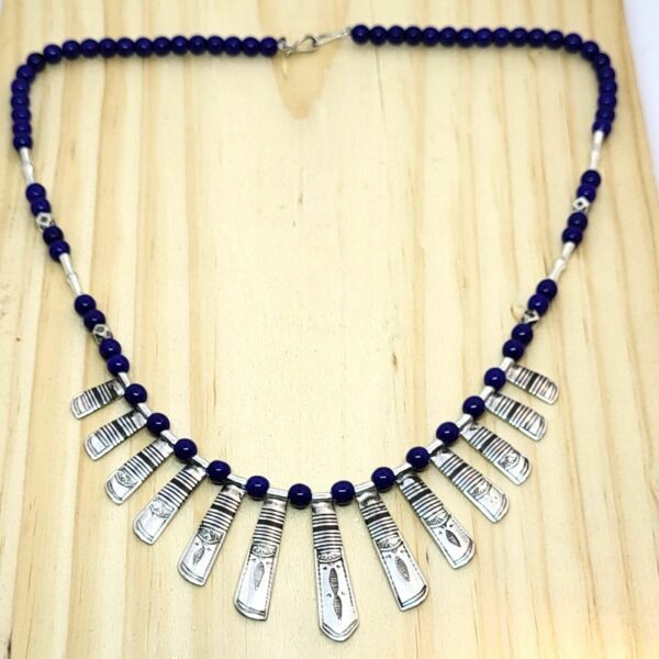 collier touareg lapis