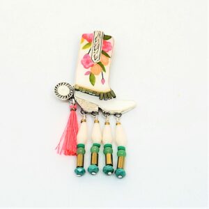 broche botte tequila