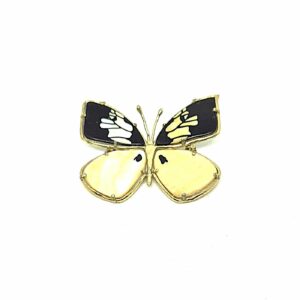 broche papillon bicol