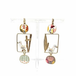 grande dormeuses plume