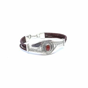 brac cuir touareg