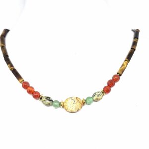 collier oeil de tigre jaspe