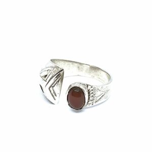 Bague Touareg Argent Calcédoine (Copie) - bag ouverte corna