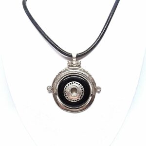 Bracelet Cuir Touareg (Copie) - collier cuir rond onyx
